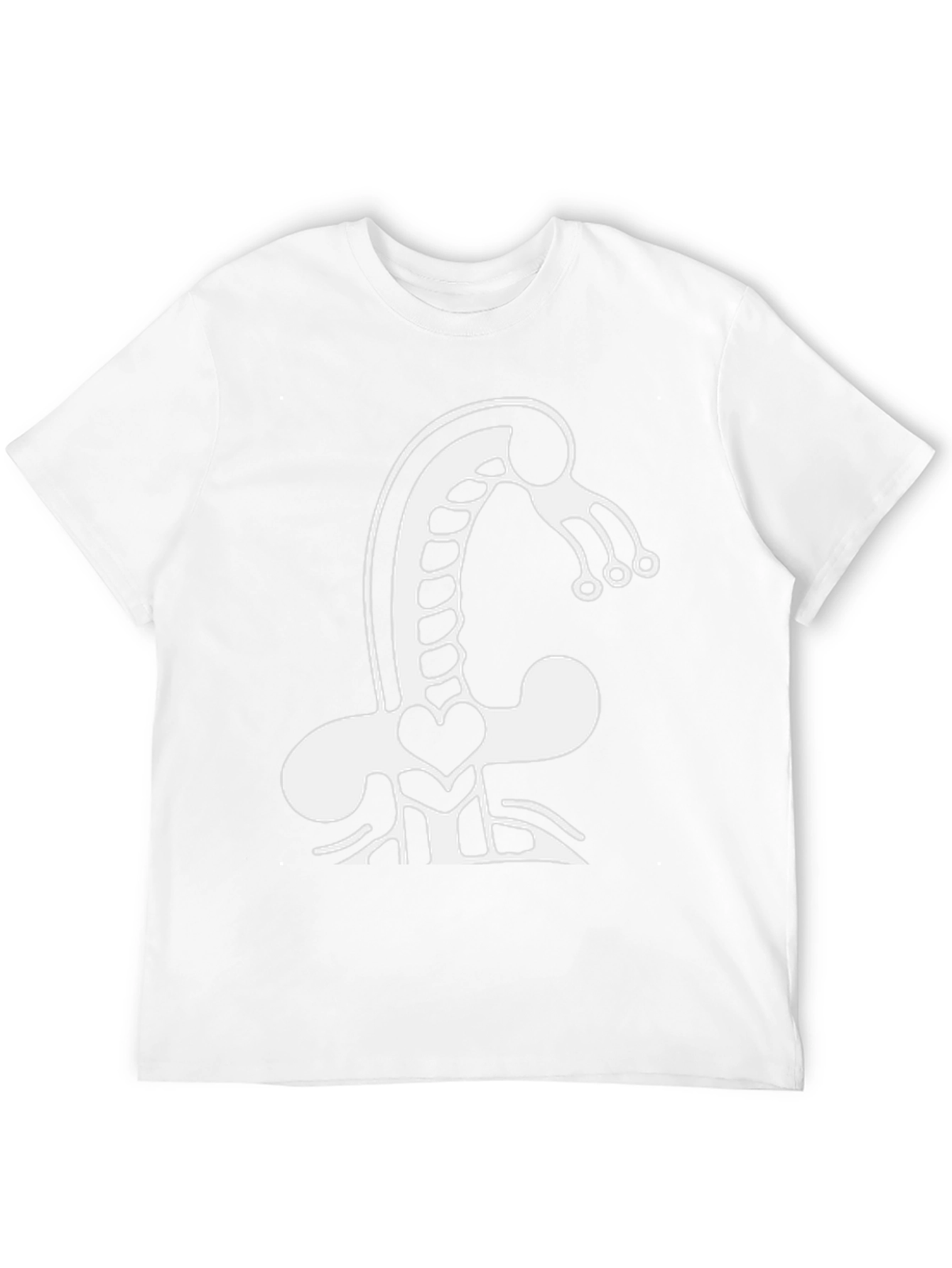 Abstract Creature Graphic Tee - Black