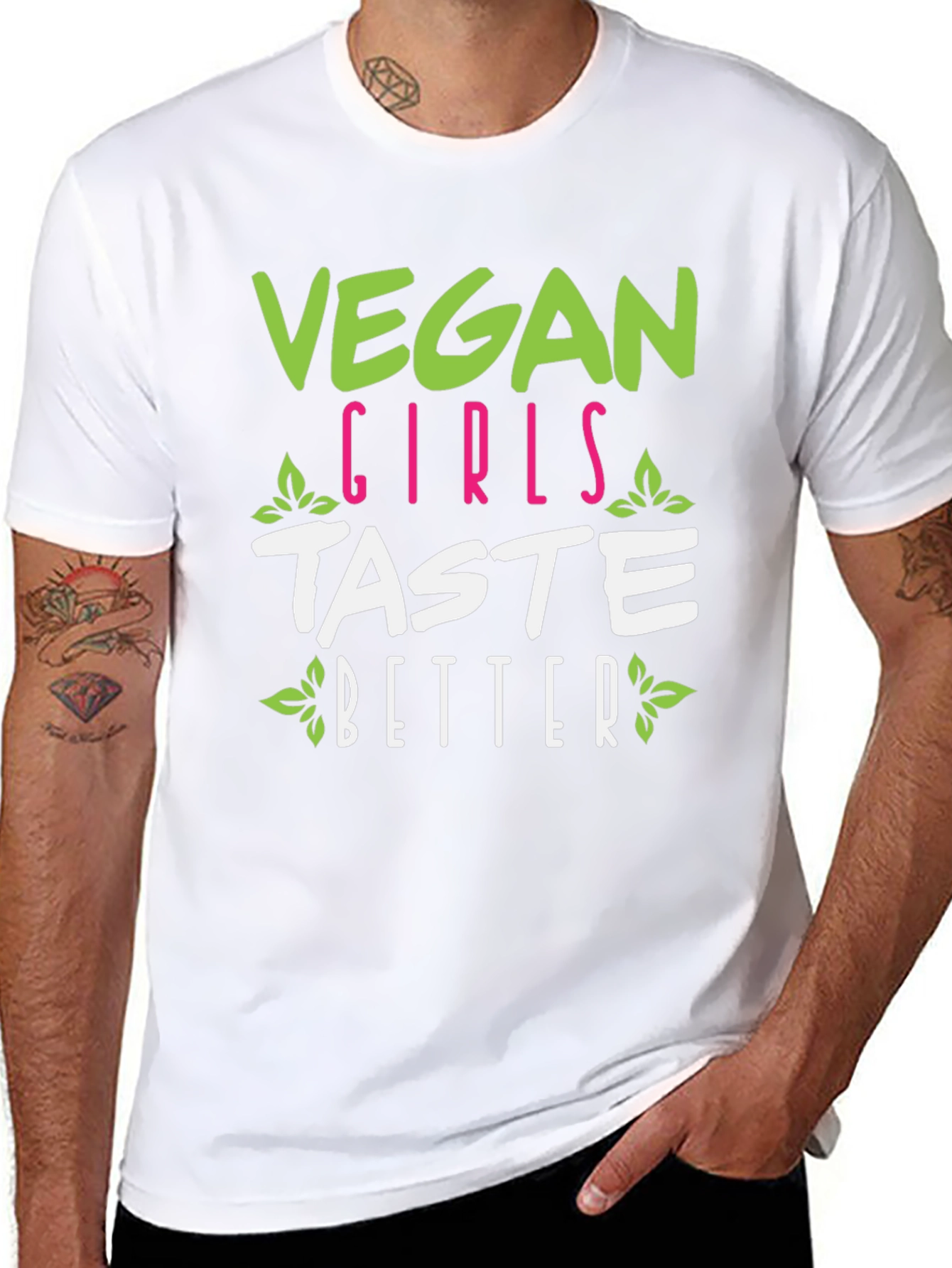 Vegan Girls Taste Better Graphic Tee