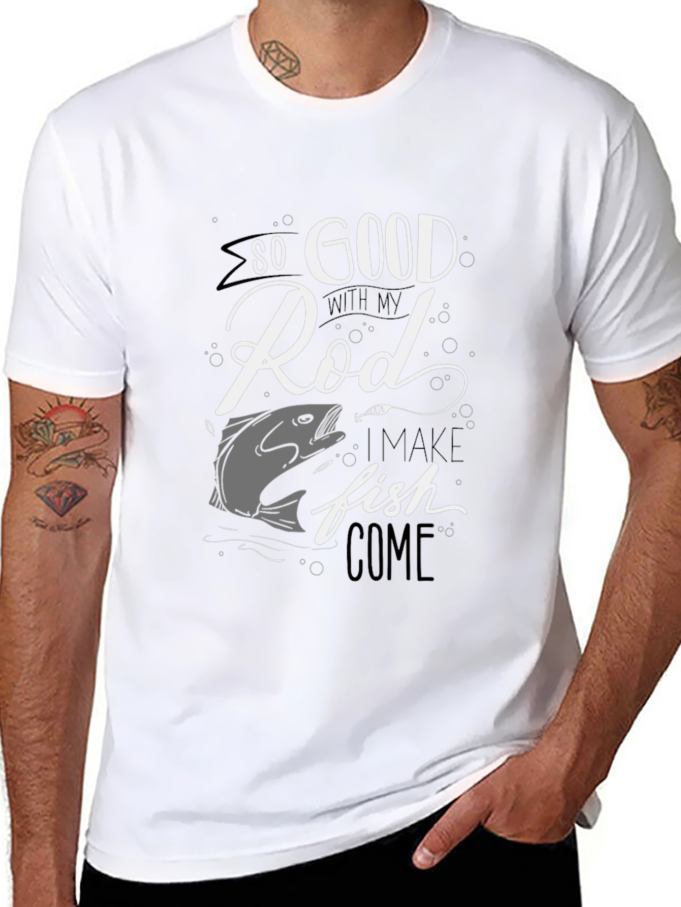 Funny Fishing T-Shirt - So Good With My Rod