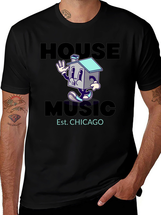House Music Chicago Graphic T-Shirt
