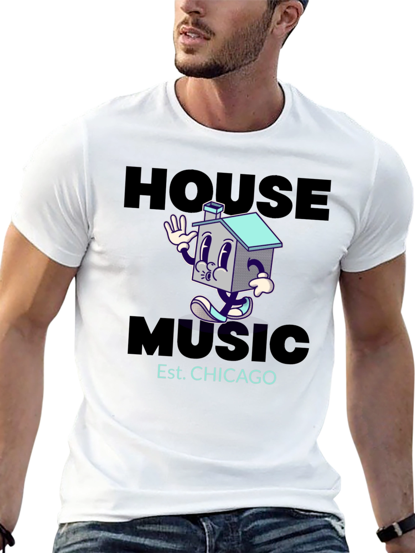 House Music Chicago Graphic T-Shirt