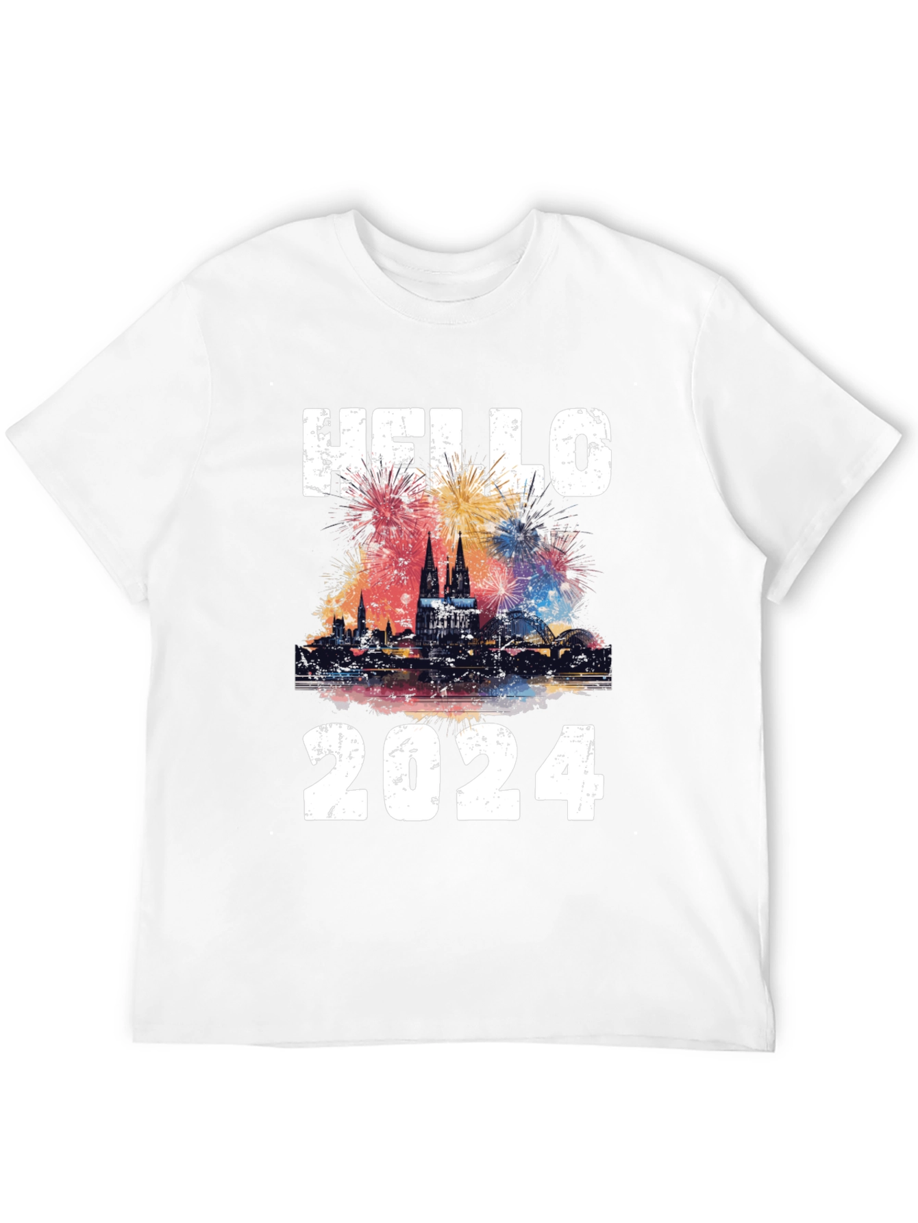 Hello 2024 New Year Celebration T-Shirt