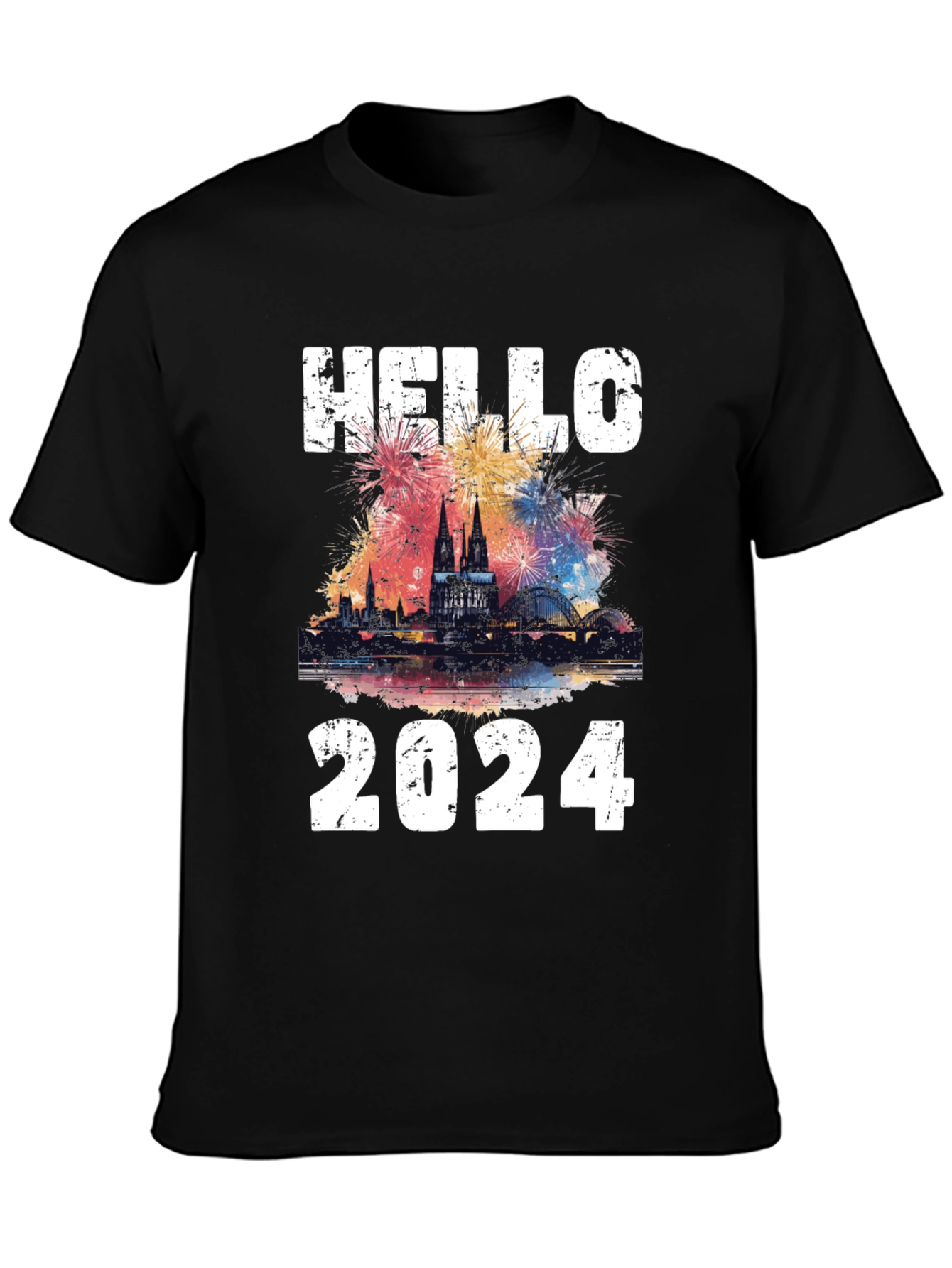 Hello 2024 New Year Celebration T-Shirt