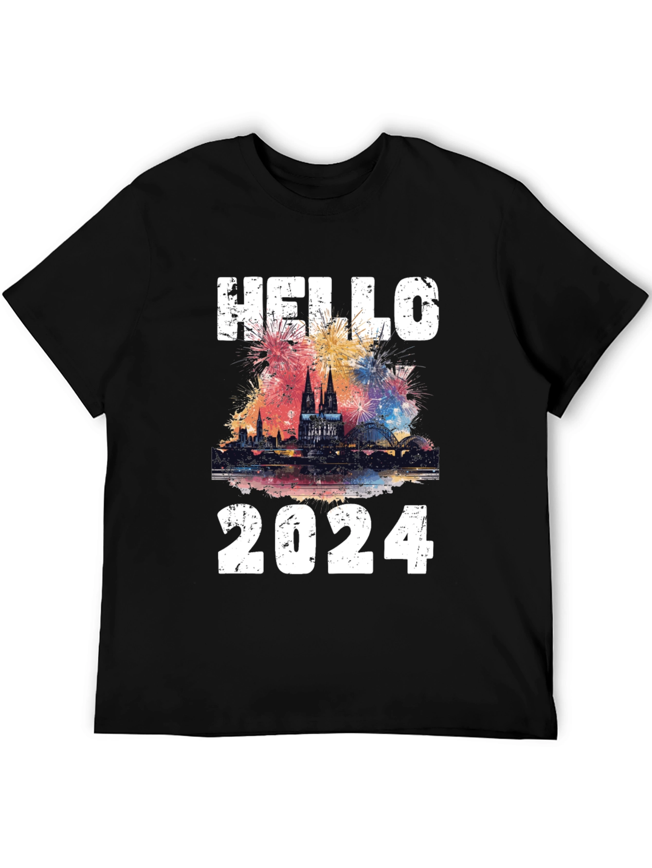Hello 2024 New Year Celebration T-Shirt