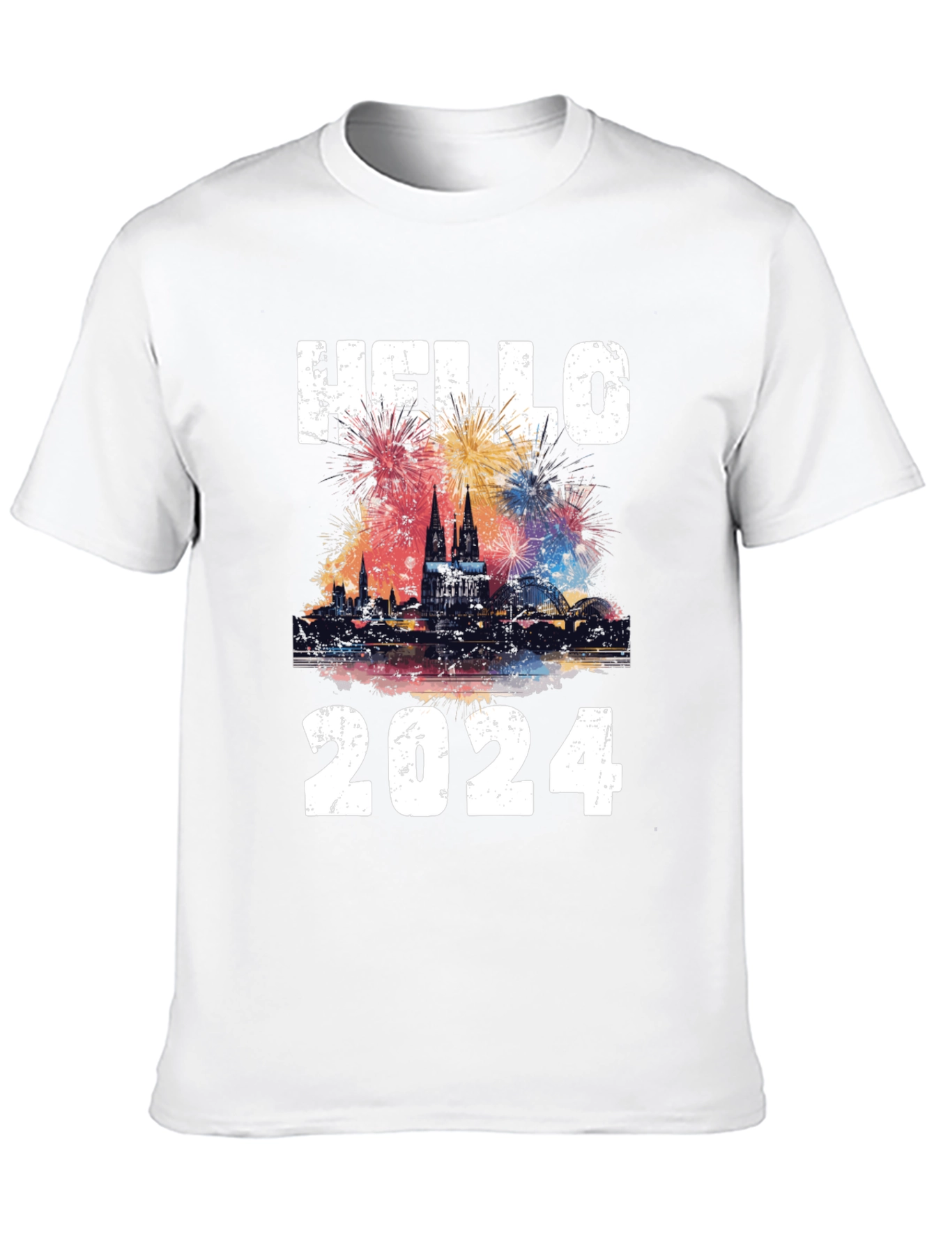 Hello 2024 New Year Celebration T-Shirt