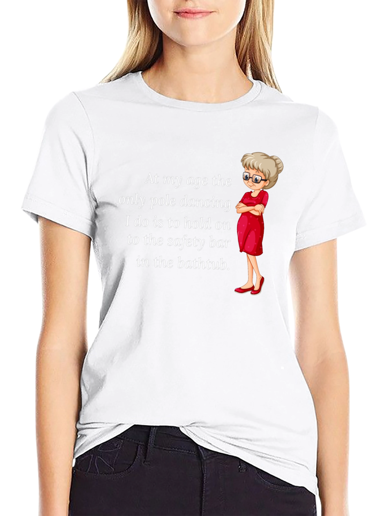 Funny Pole Dancing T-Shirt for Grandmas