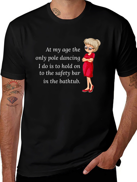Funny Pole Dancing T-Shirt for Grandmas