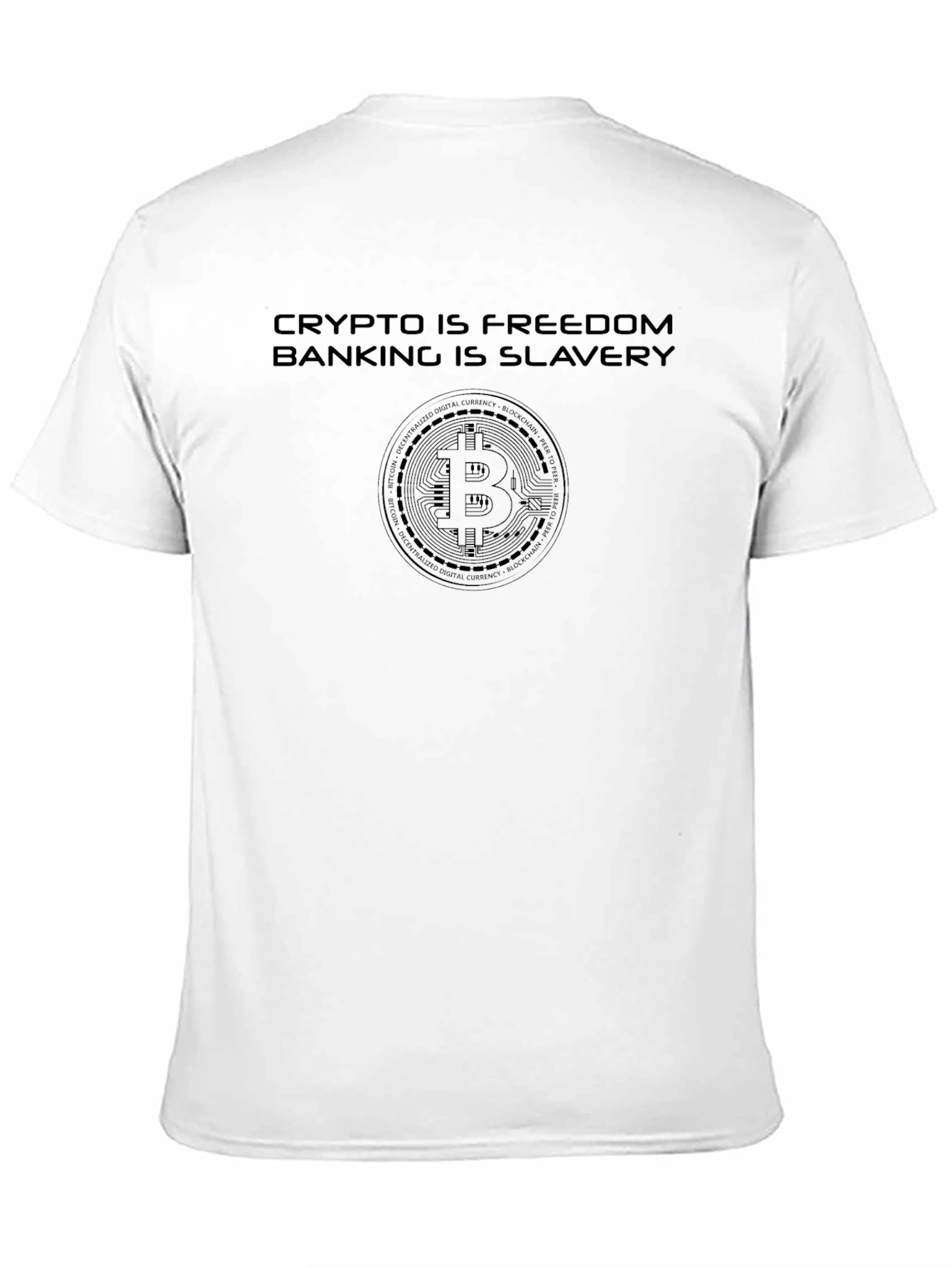 Crypto is Freedom Mens T-Shirt