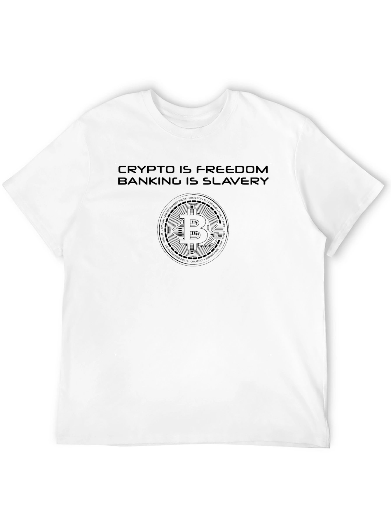 Crypto is Freedom Mens T-Shirt
