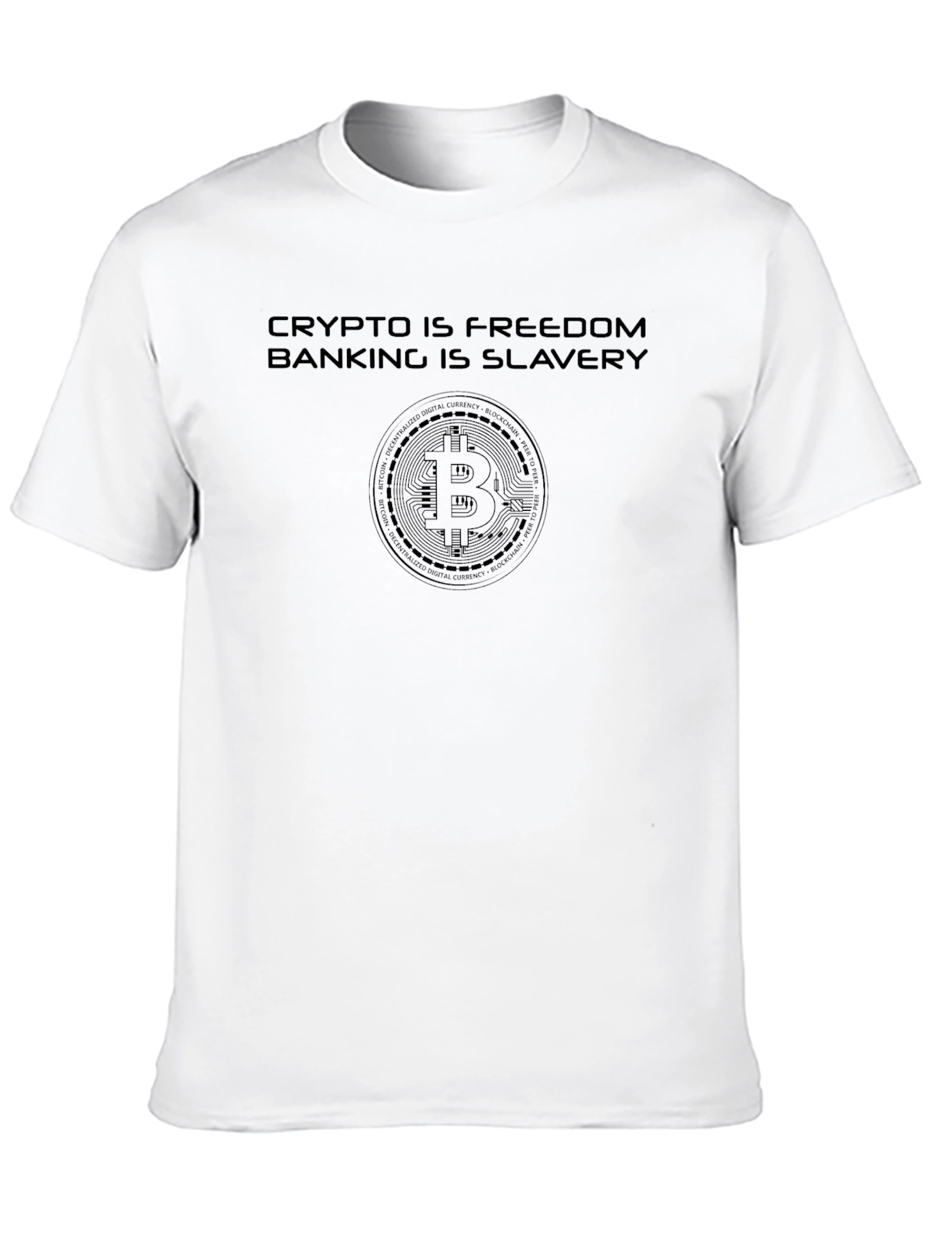 Crypto is Freedom Mens T-Shirt