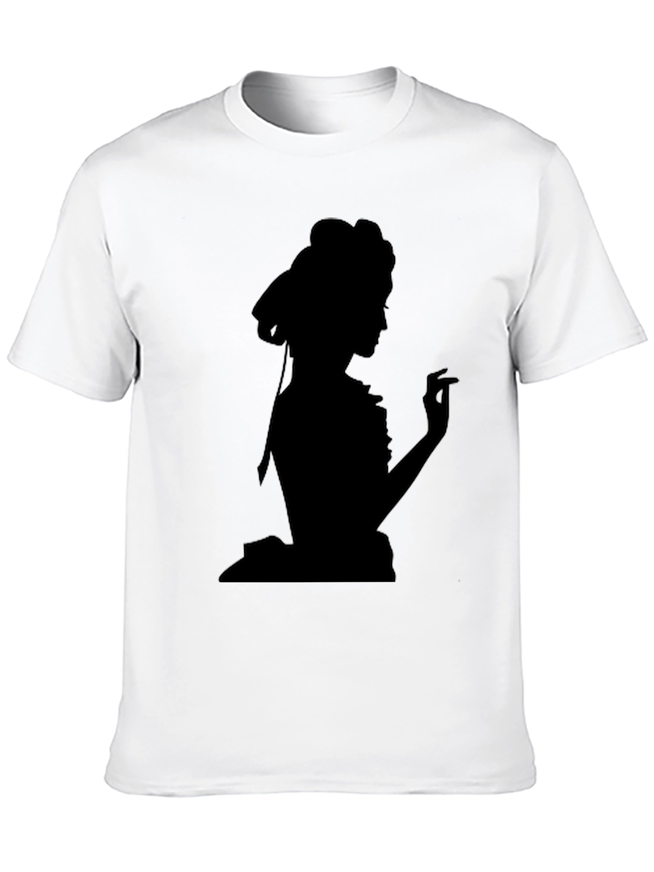 Silhouette Lady Black T-Shirt