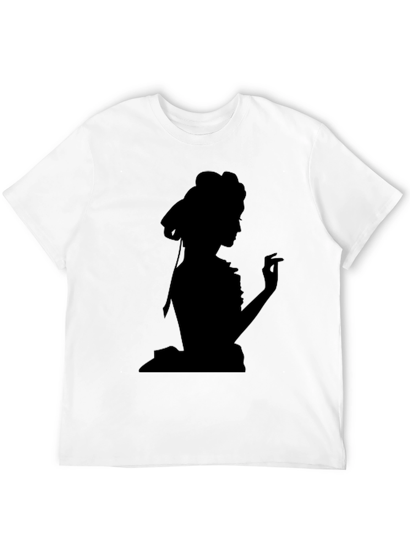 Silhouette Lady Black T-Shirt