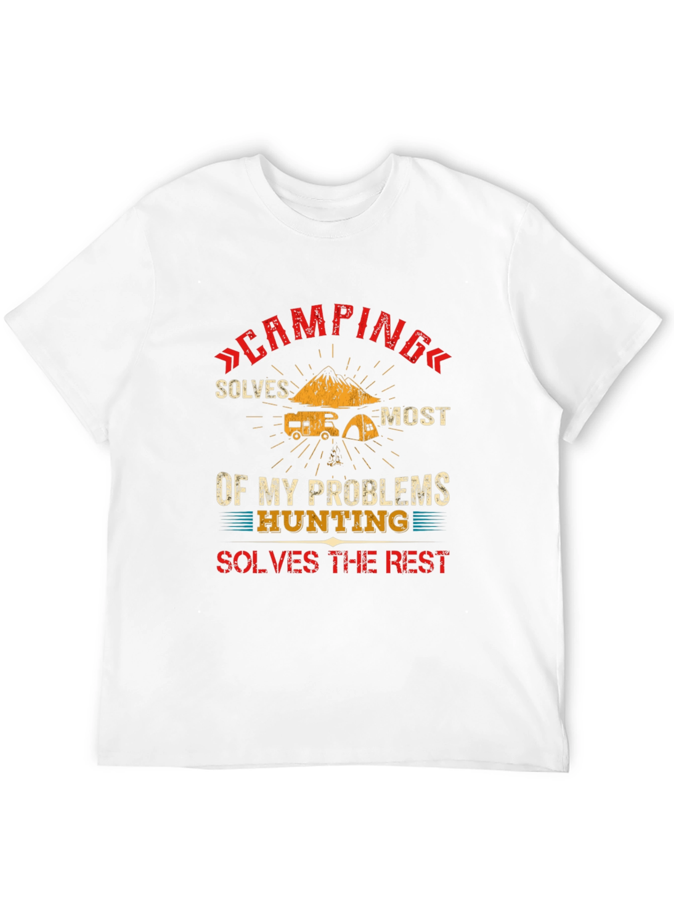 Camping & Hunting Solve Problems T-Shirt