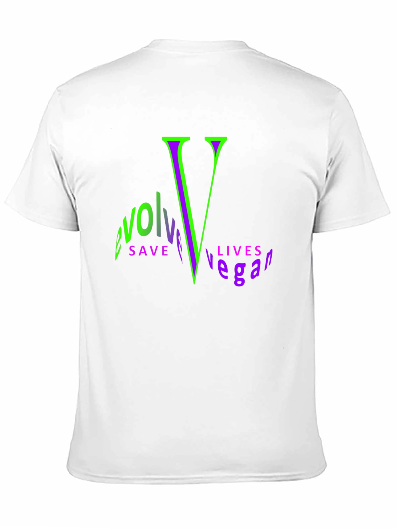 Evolve Vegan Graphic Tee - Save Lives