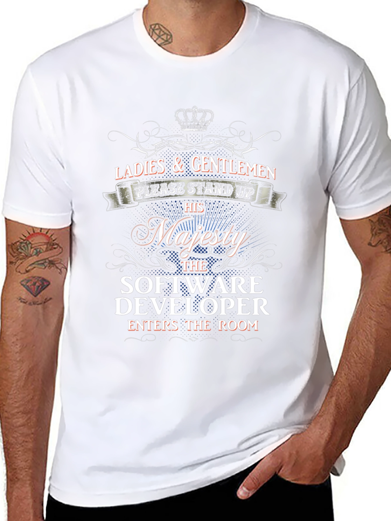 His Majesty Software Developer T-Shirt