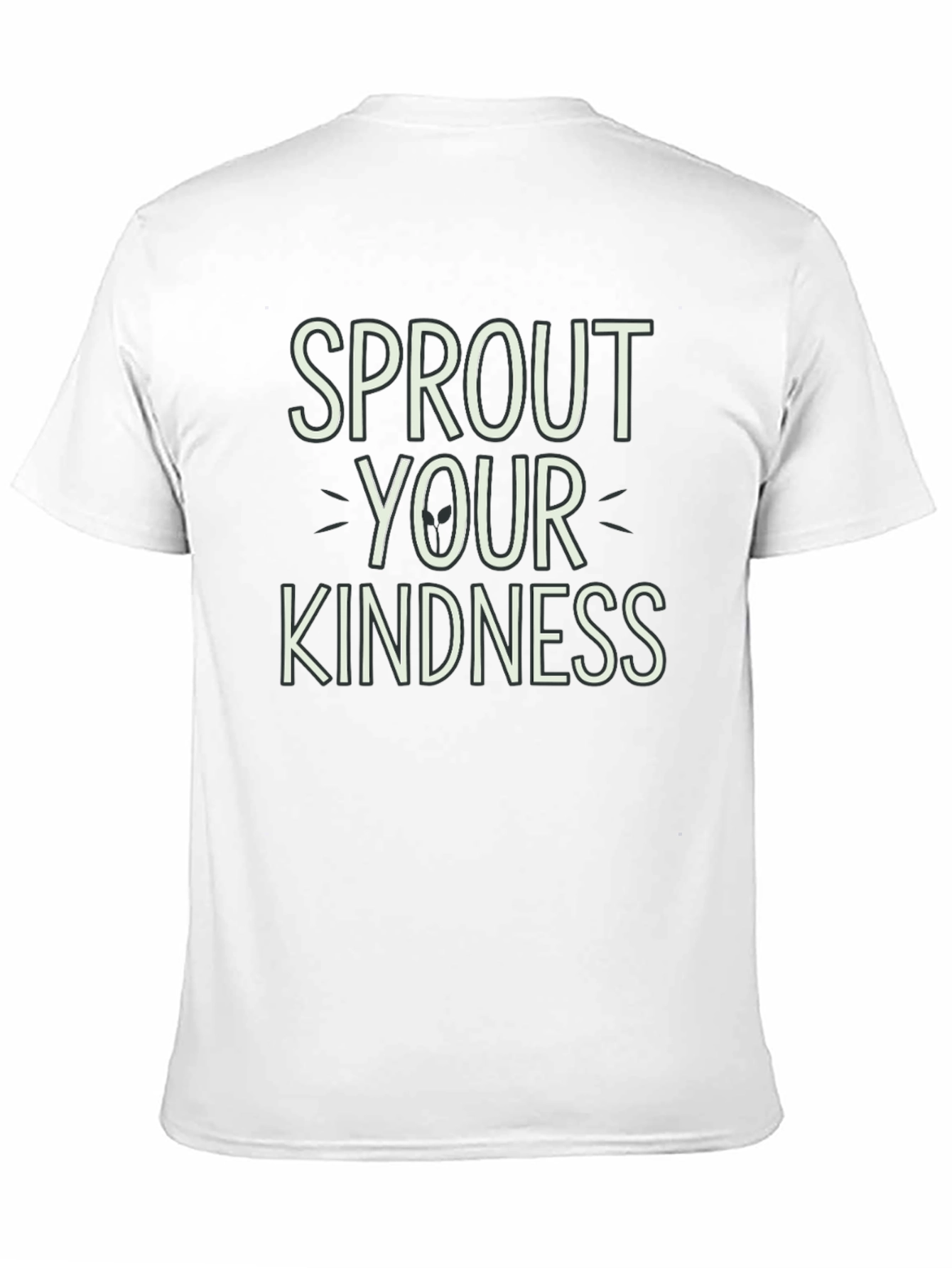 Sprout Your Kindness Black Graphic Tee