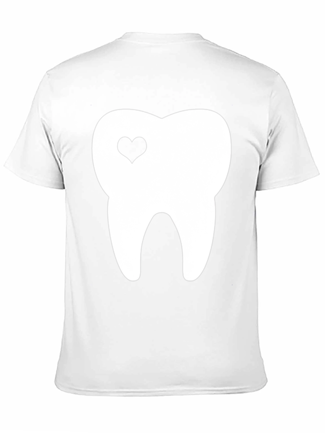 Tooth With Heart Graphic Tee - Black