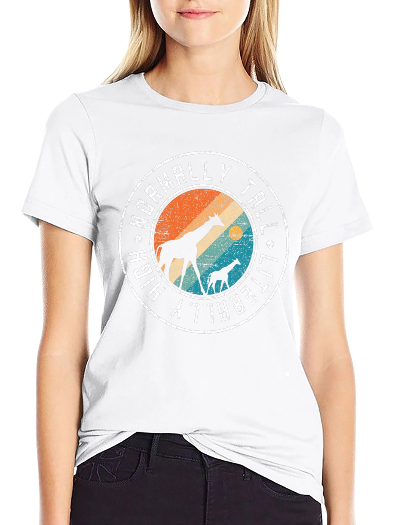 Literally Tall Giraffe Graphic Tee