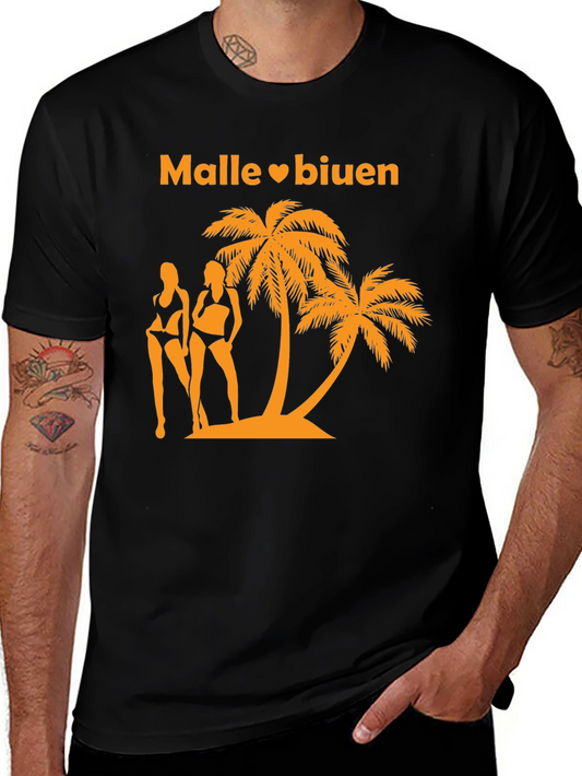 Malle Biuen Palm Tree Graphic Tee