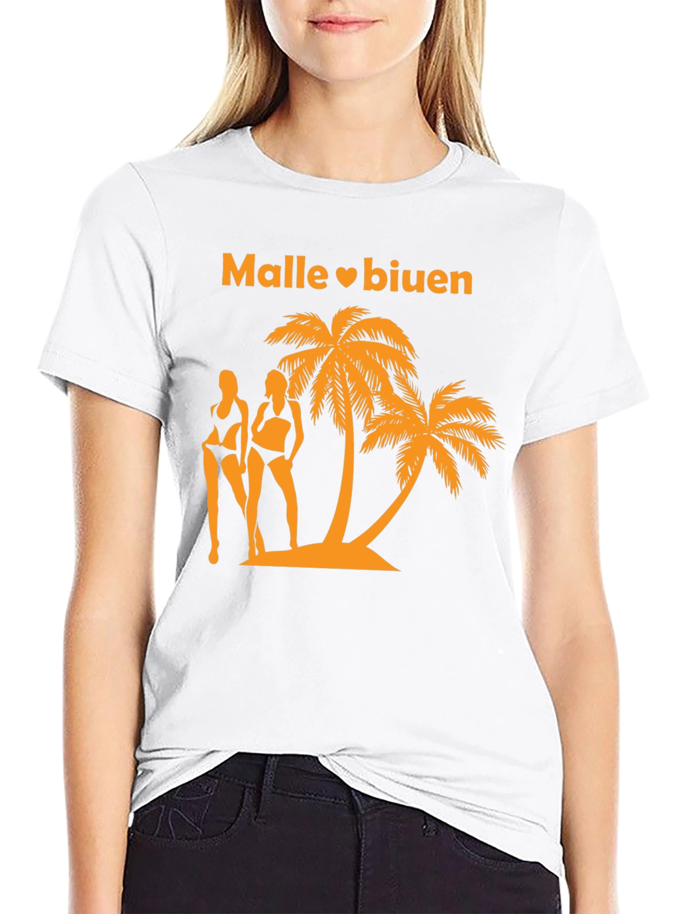 Malle Biuen Palm Tree Graphic Tee