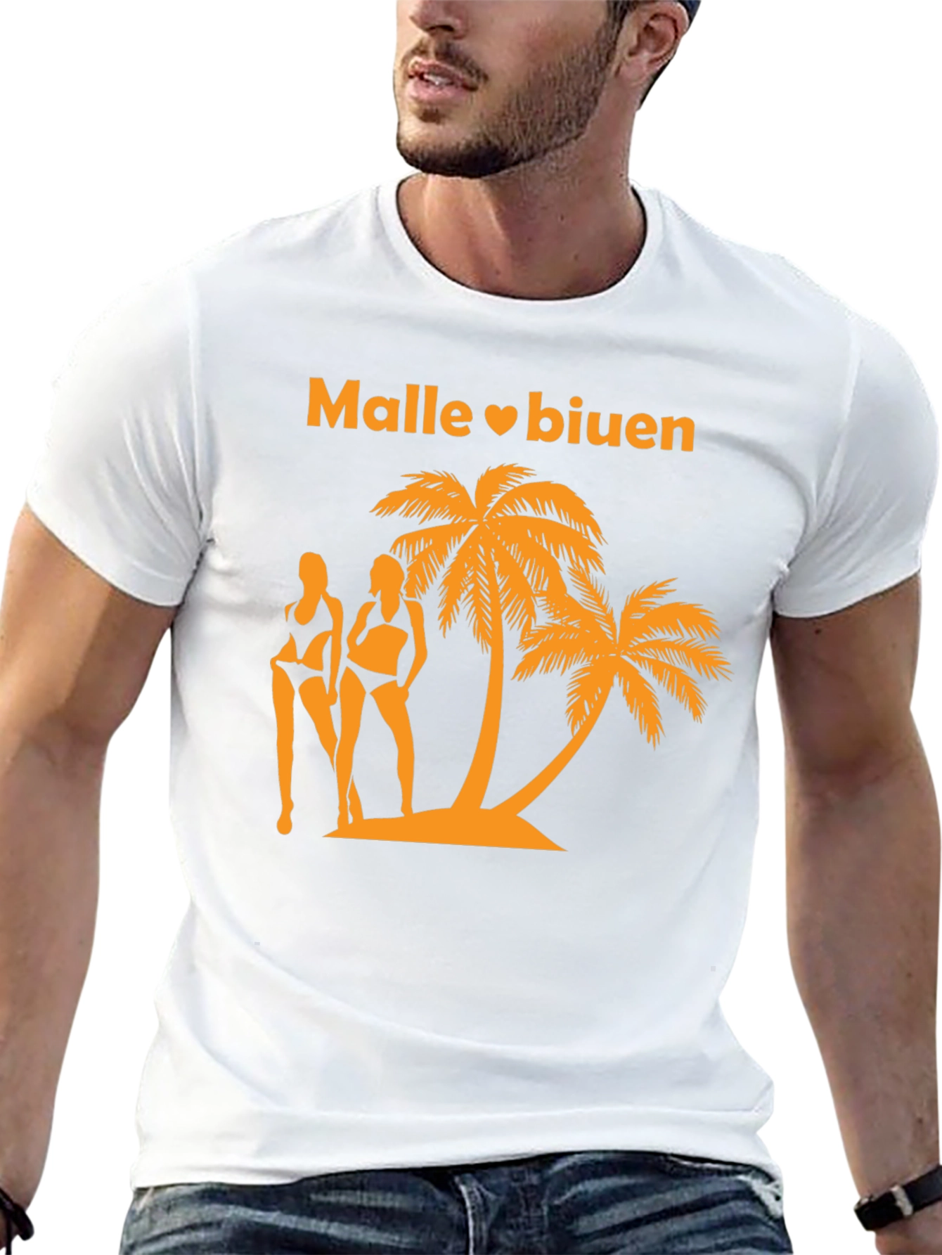Malle Biuen Palm Tree Graphic Tee