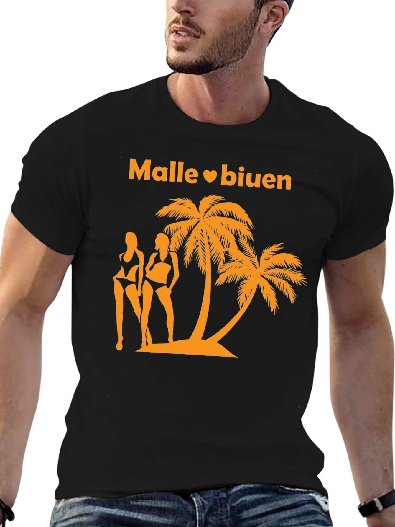 Malle Biuen Palm Tree Graphic Tee