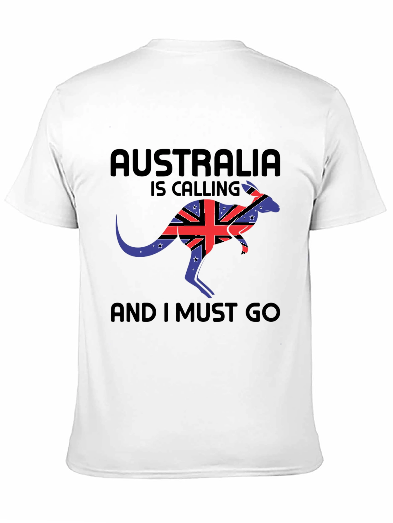 Australia Calling Black T-Shirt
