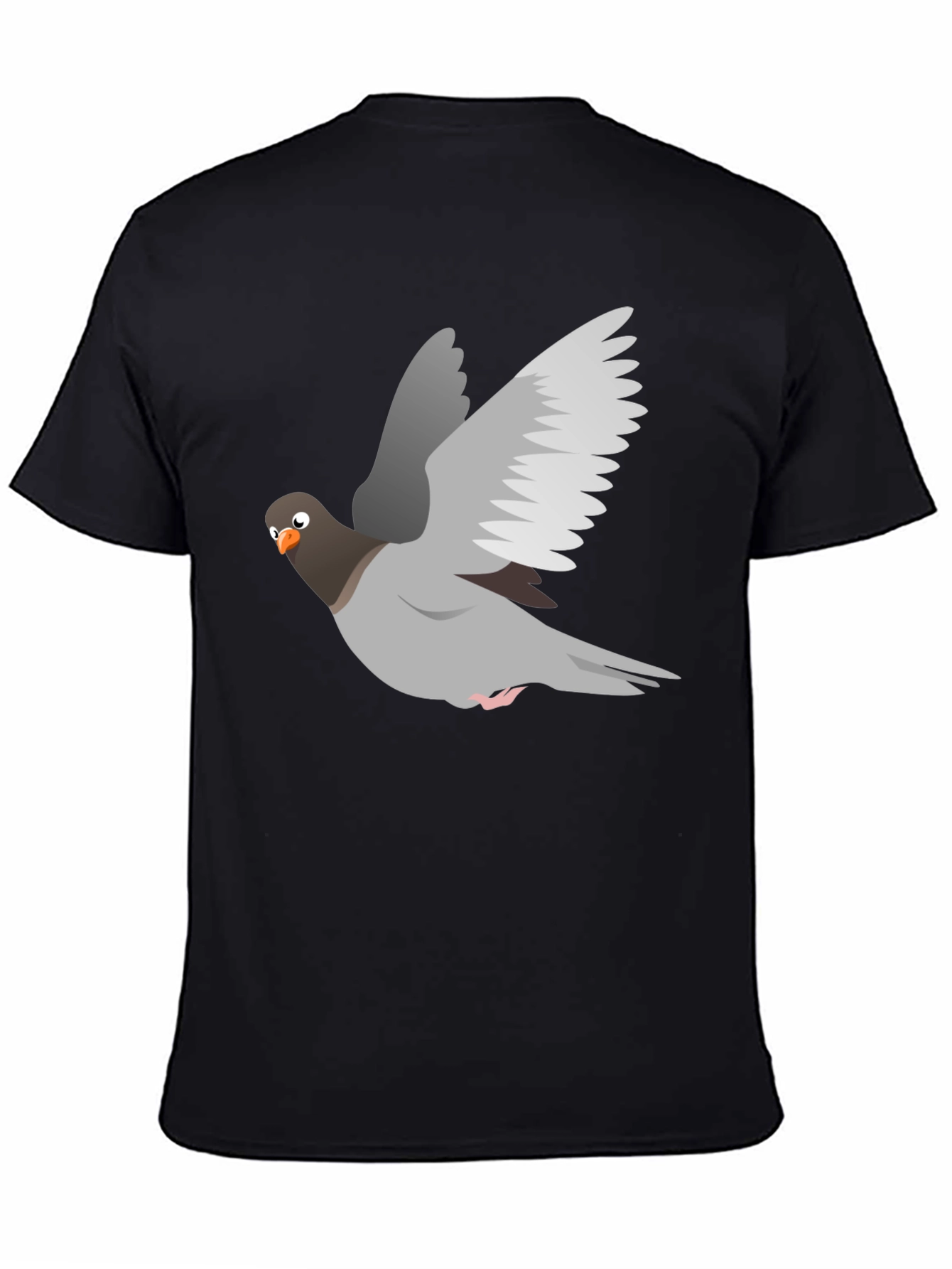 Pigeon Graphic Tee - Soft Cotton Blend