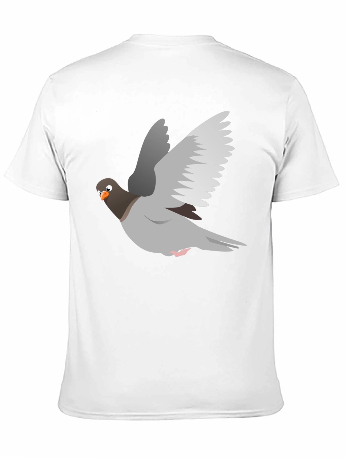 Pigeon Graphic Tee - Soft Cotton Blend