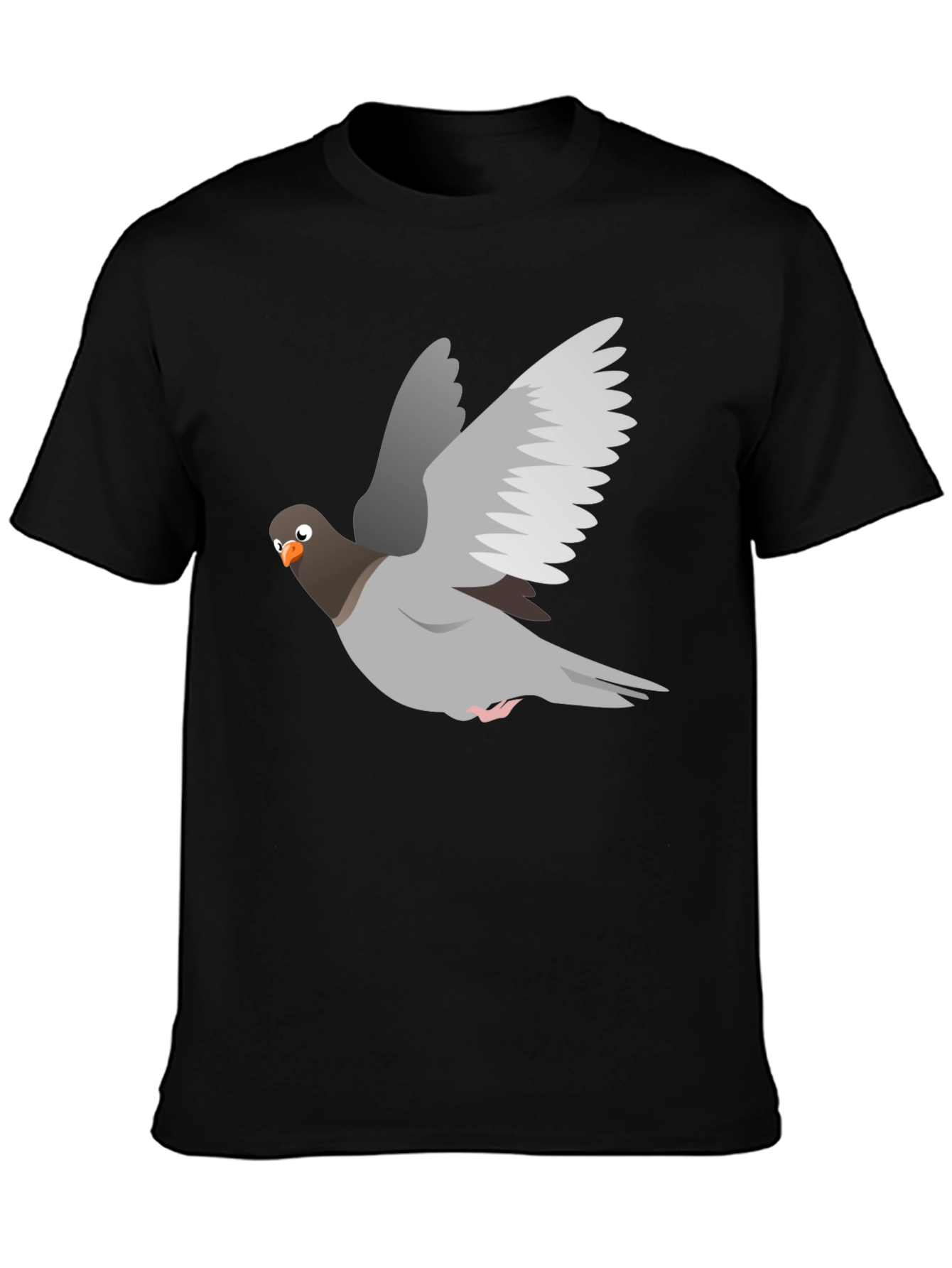 Pigeon Graphic Tee - Soft Cotton Blend