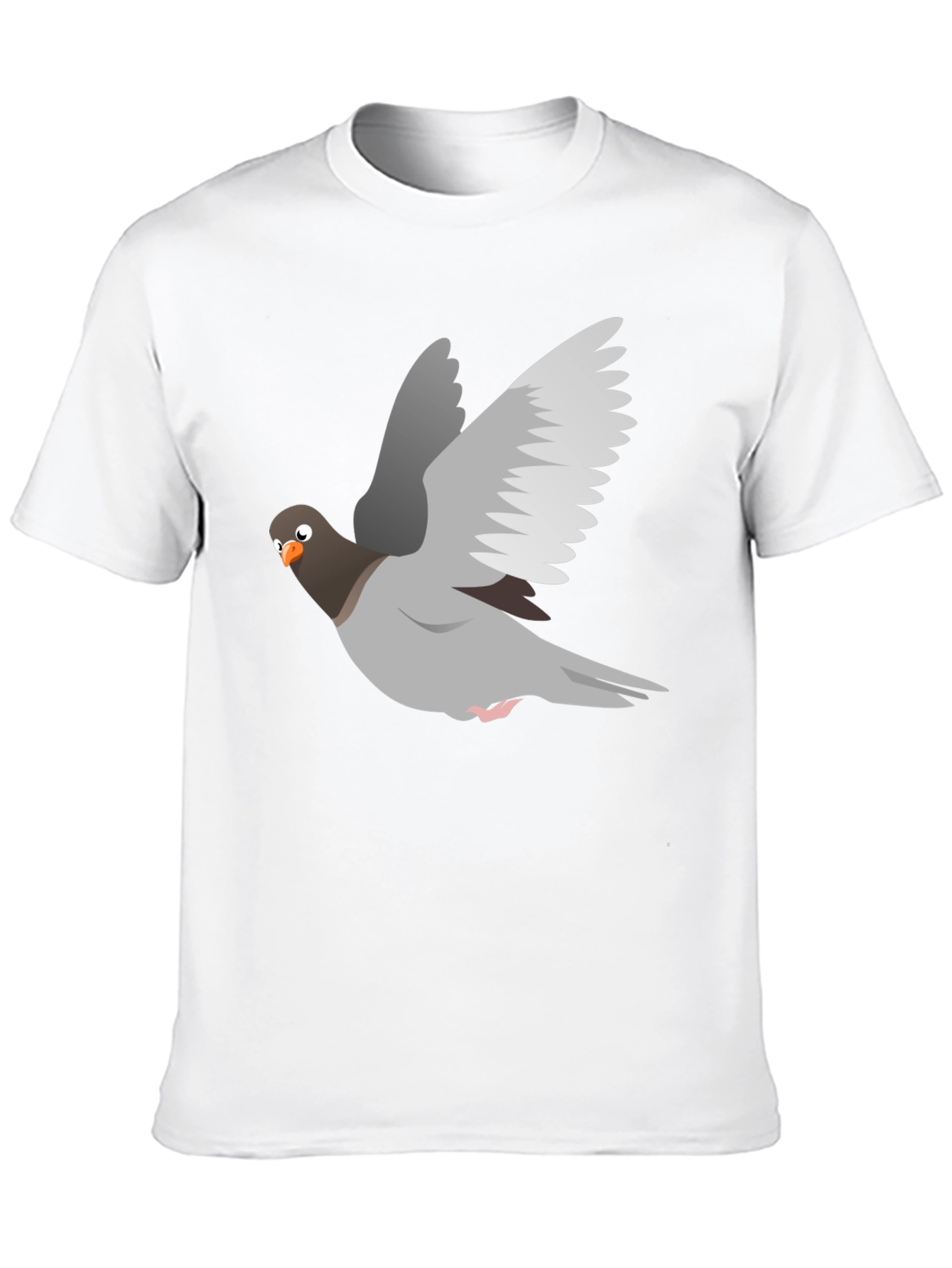 Pigeon Graphic Tee - Soft Cotton Blend