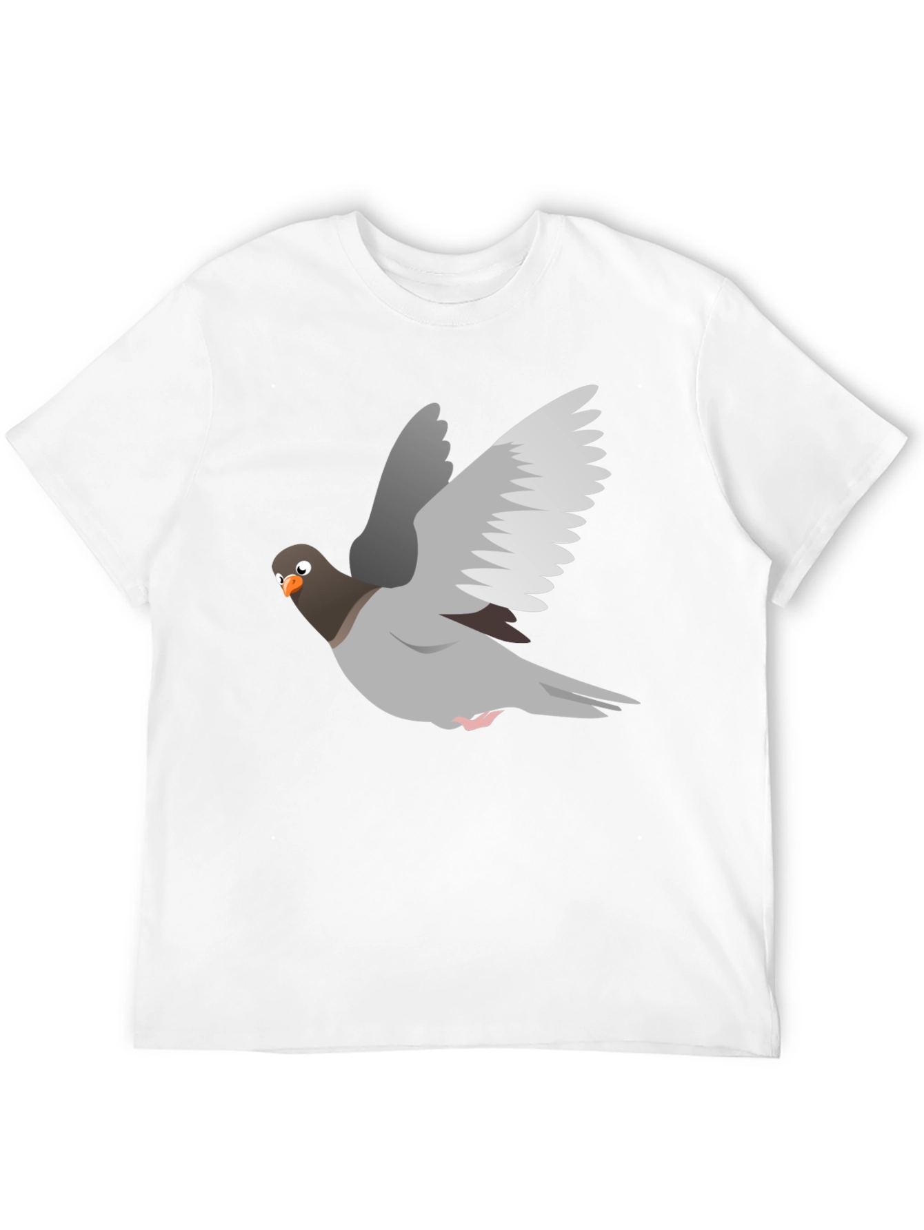 Pigeon Graphic Tee - Soft Cotton Blend