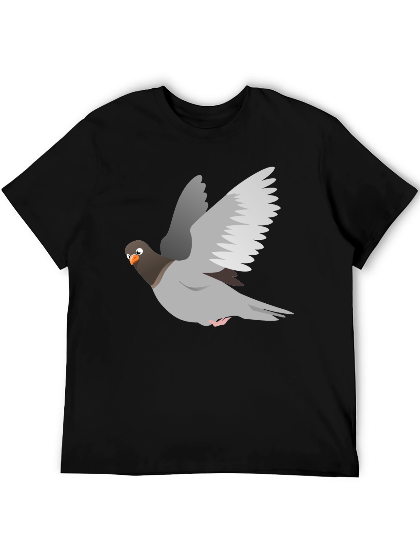 Pigeon Graphic Tee - Soft Cotton Blend