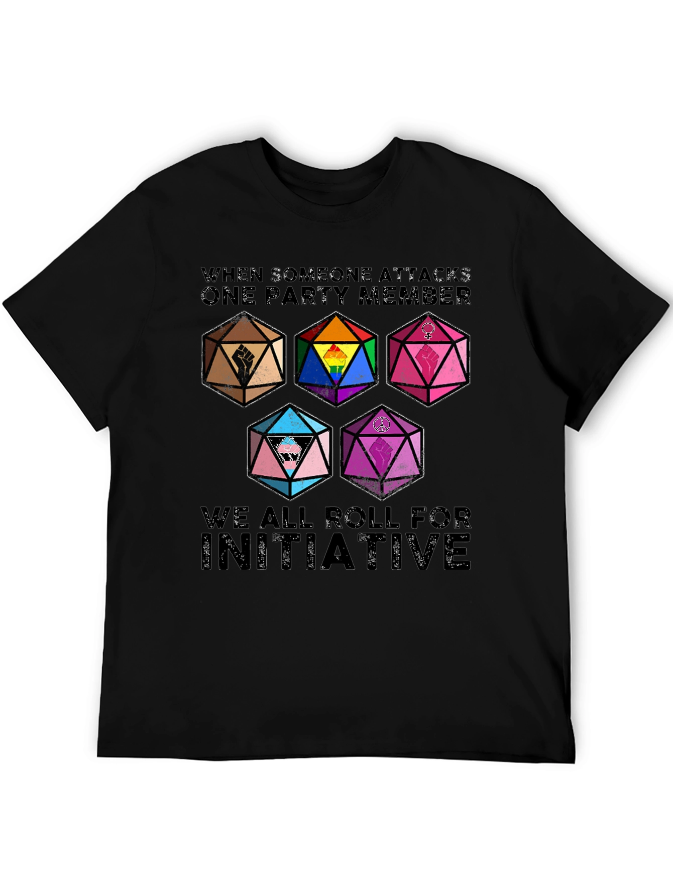 D&D Initiative T-Shirt - Allyship & Inclusivity