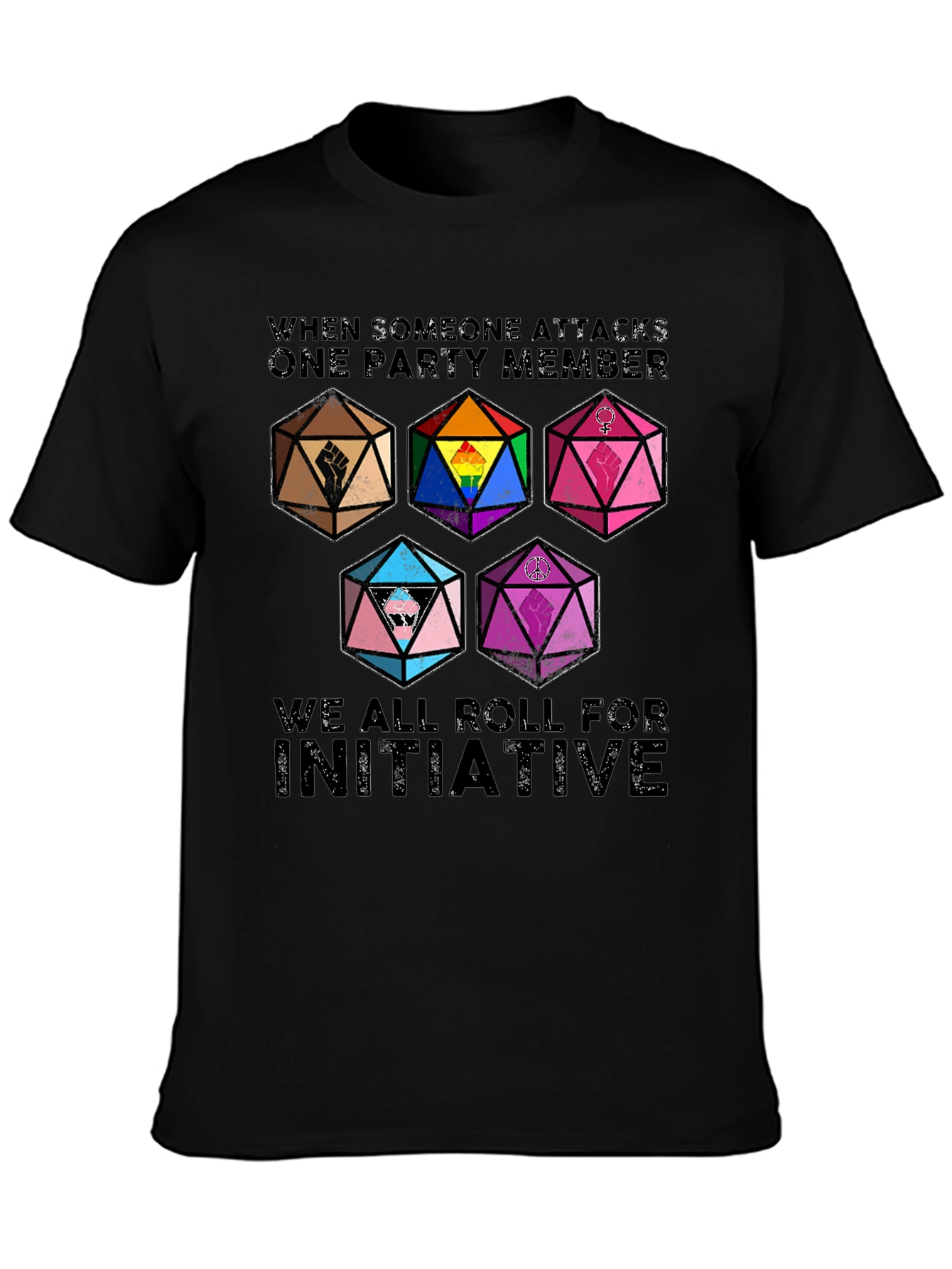 D&D Initiative T-Shirt - Allyship & Inclusivity