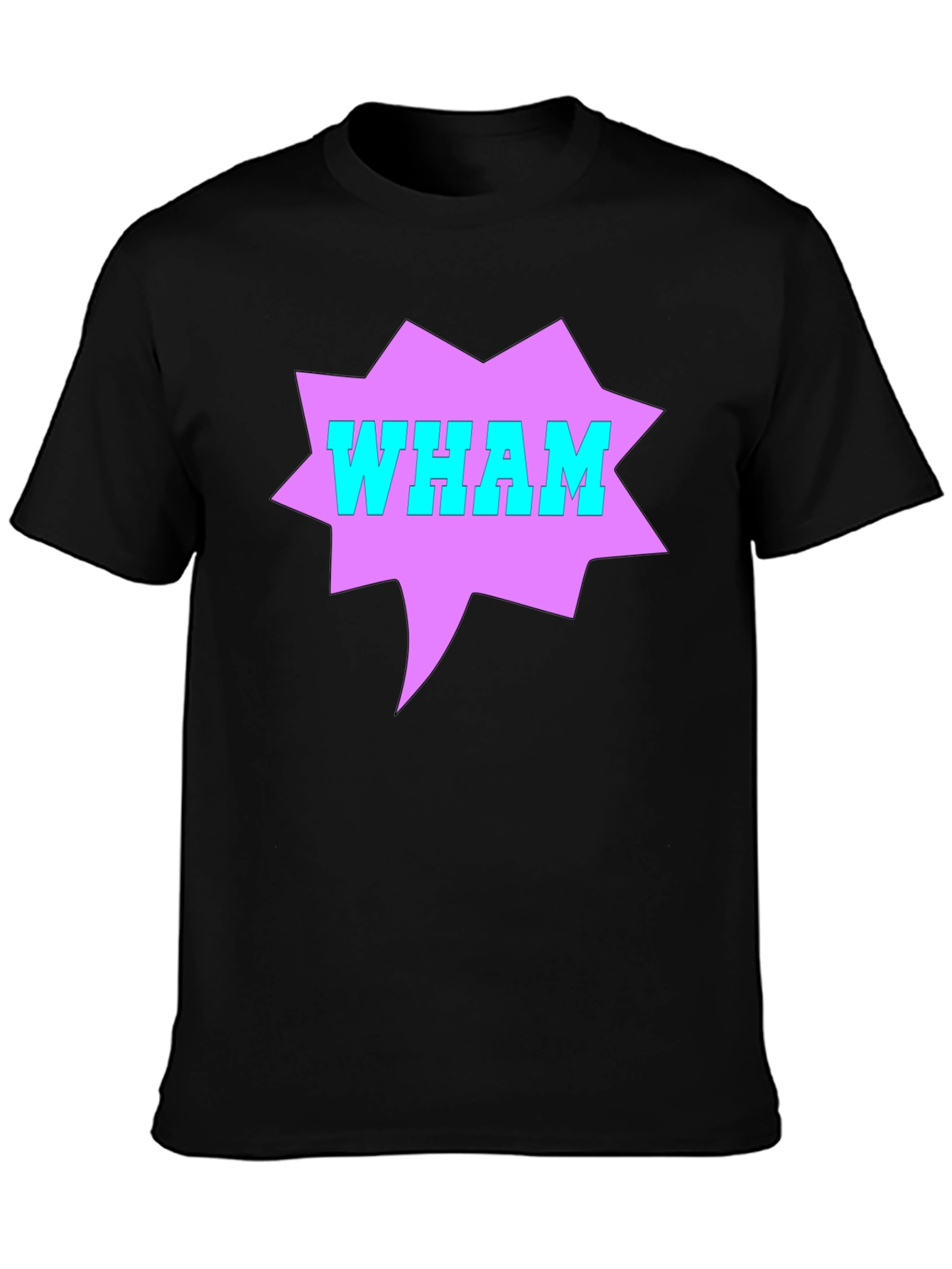 WHAM! Graphic Print T-Shirt - Retro Pop Culture Tee