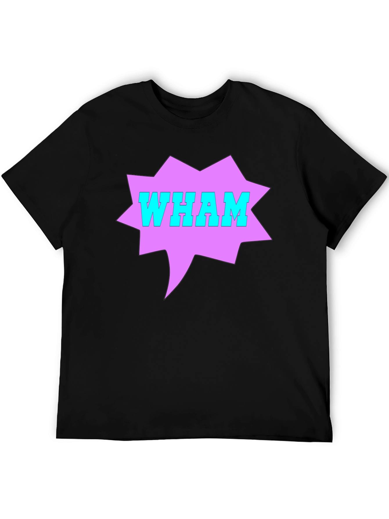 WHAM! Graphic Print T-Shirt - Retro Pop Culture Tee