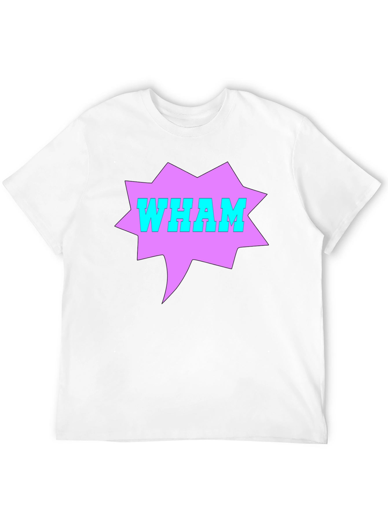 WHAM! Graphic Print T-Shirt - Retro Pop Culture Tee