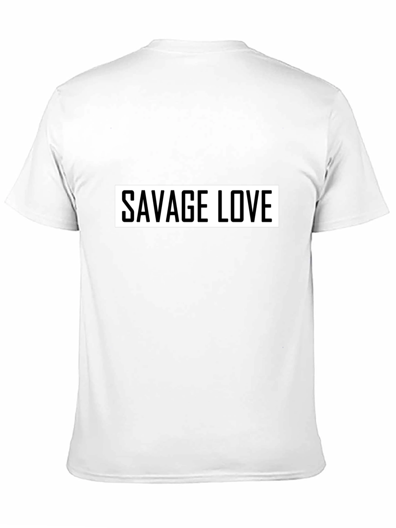 Savage Love Graphic Tee - Black Cotton Casual Wear
