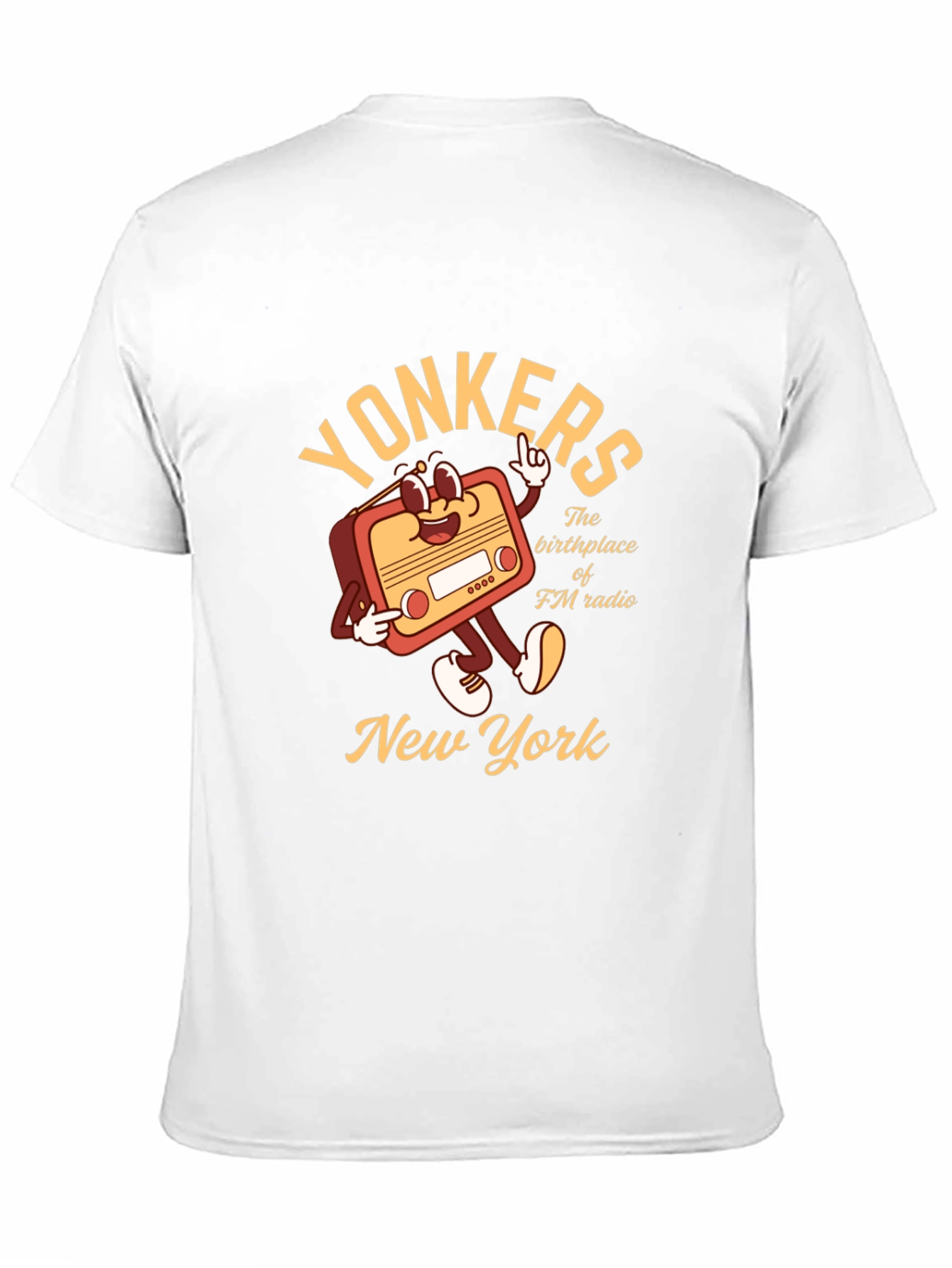 Yonkers NY FM Radio Graphic T-Shirt