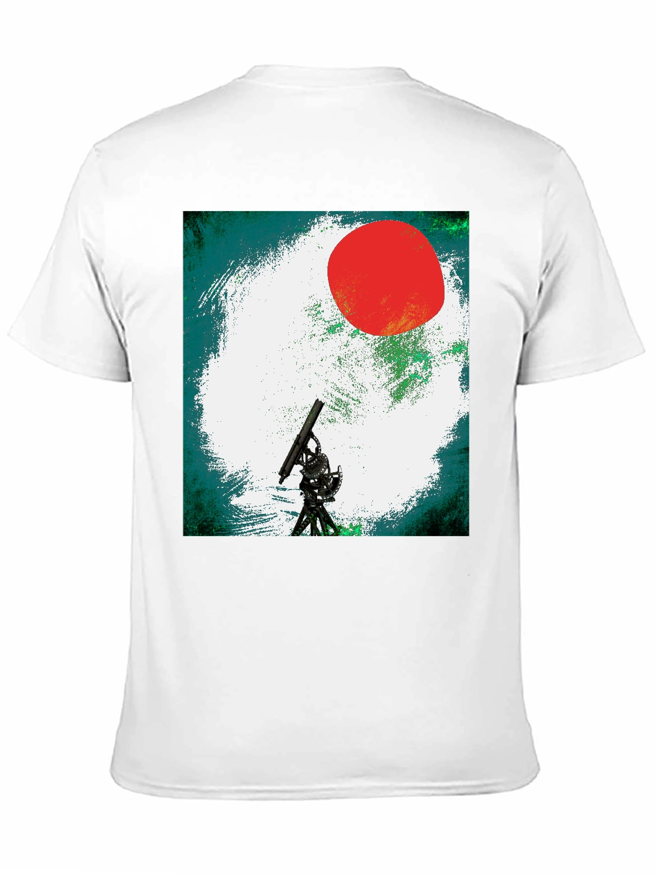 Telescope Graphic Tee - Black Unisex T-Shirt