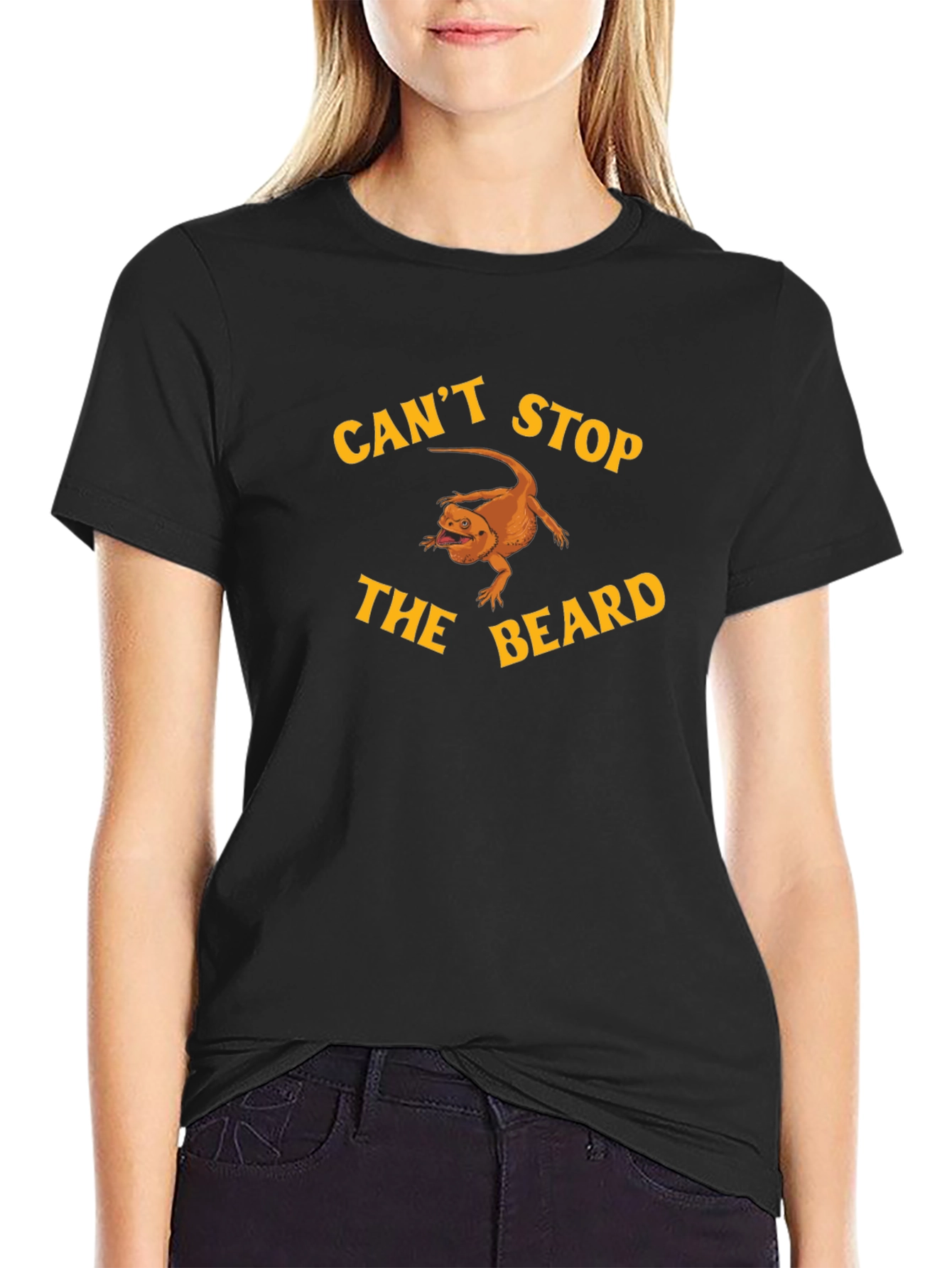 Cant Stop the Beard T-Shirt Bearded Dragon Lover Tee