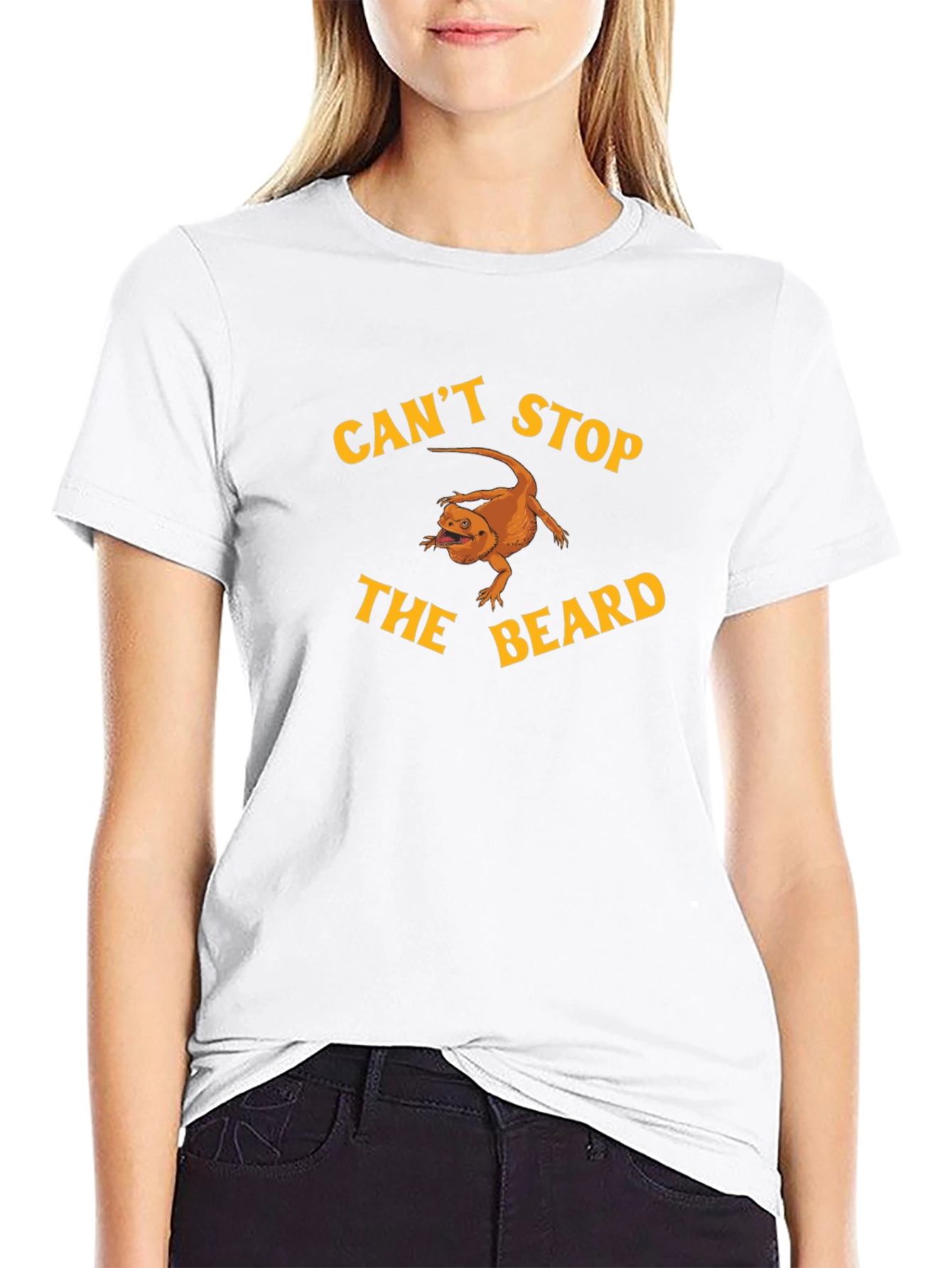 Cant Stop the Beard T-Shirt Bearded Dragon Lover Tee