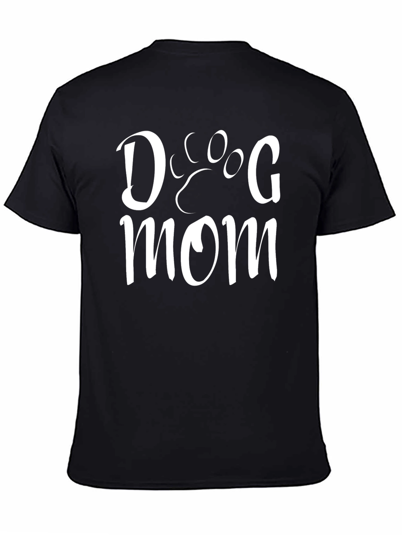 Dog Mom T-Shirt - Cute Paw Print Design
