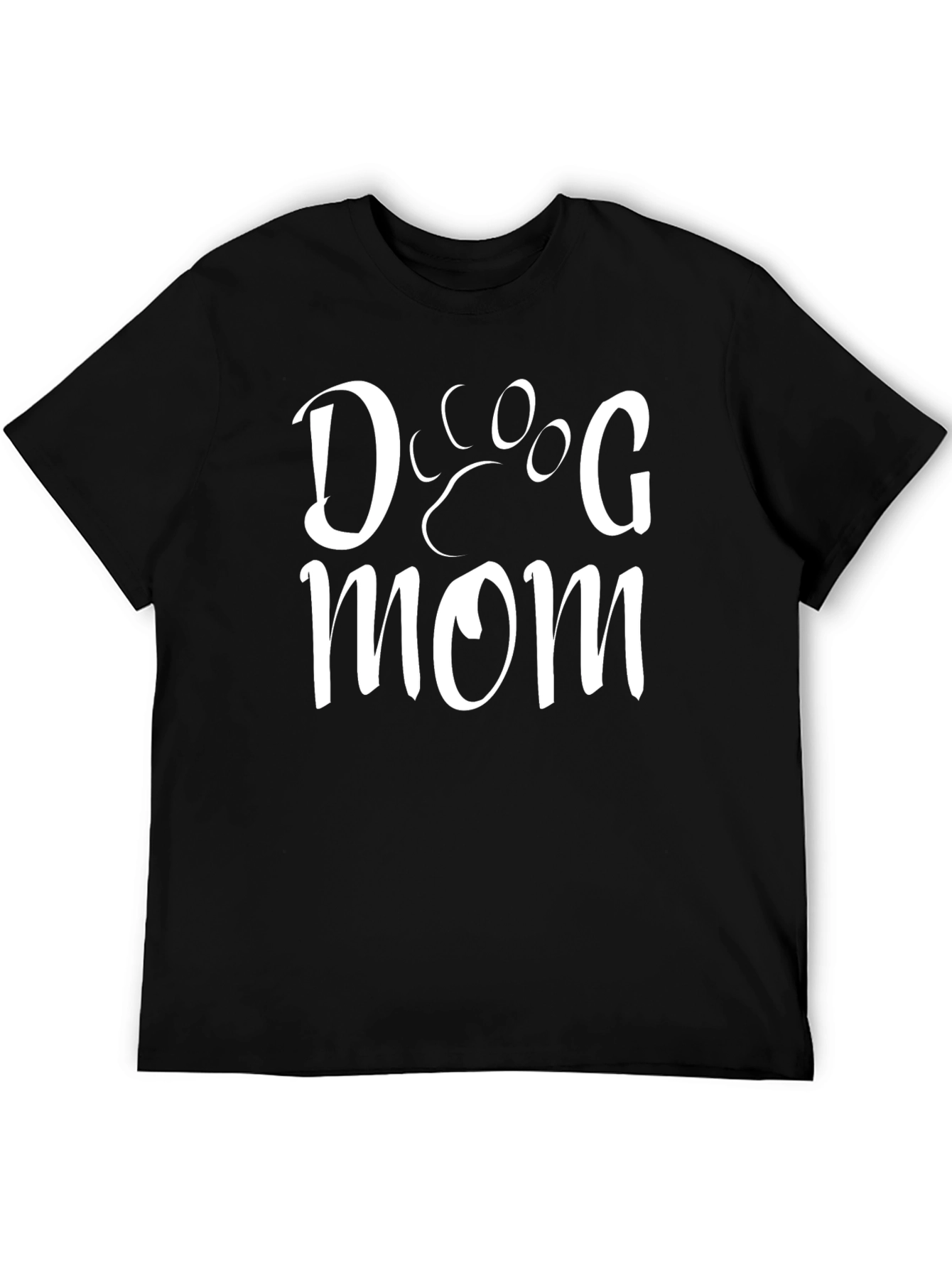 Dog Mom T-Shirt - Cute Paw Print Design