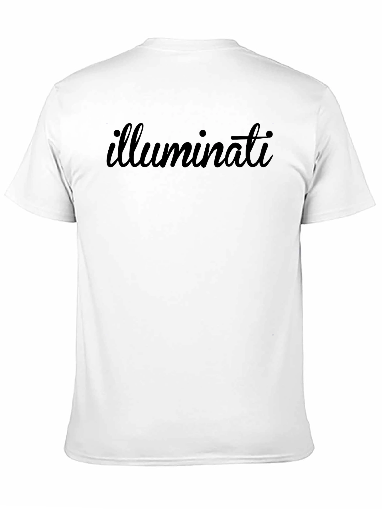 Illuminati Graphic Tee - Black Short Sleeve T-Shirt