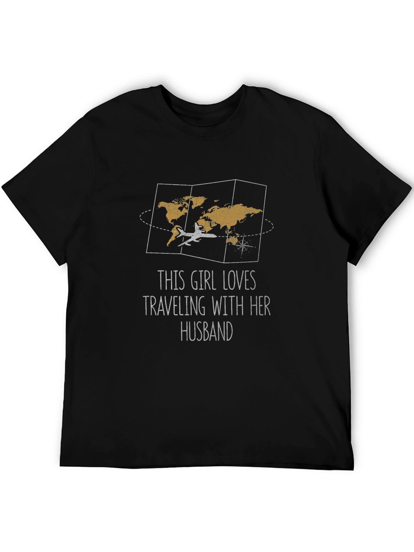 Travel Lovers Tee: Wife & Husband Adventures