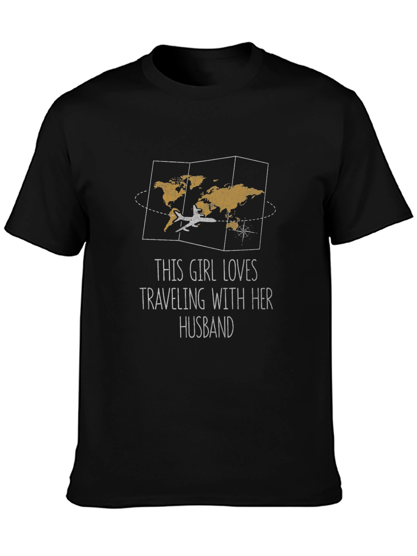 Travel Lovers Tee: Wife & Husband Adventures