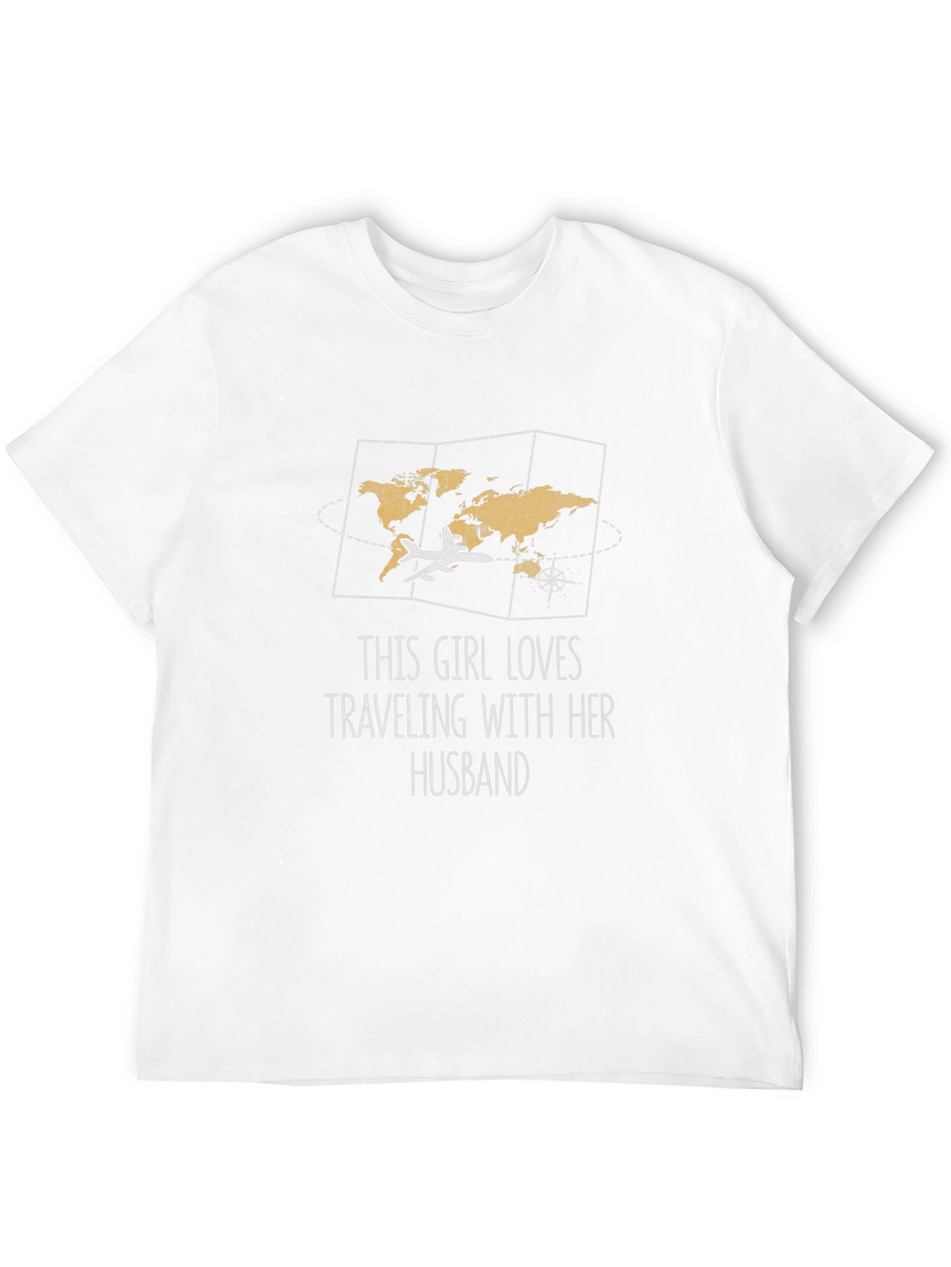 Travel Lovers Tee: Wife & Husband Adventures