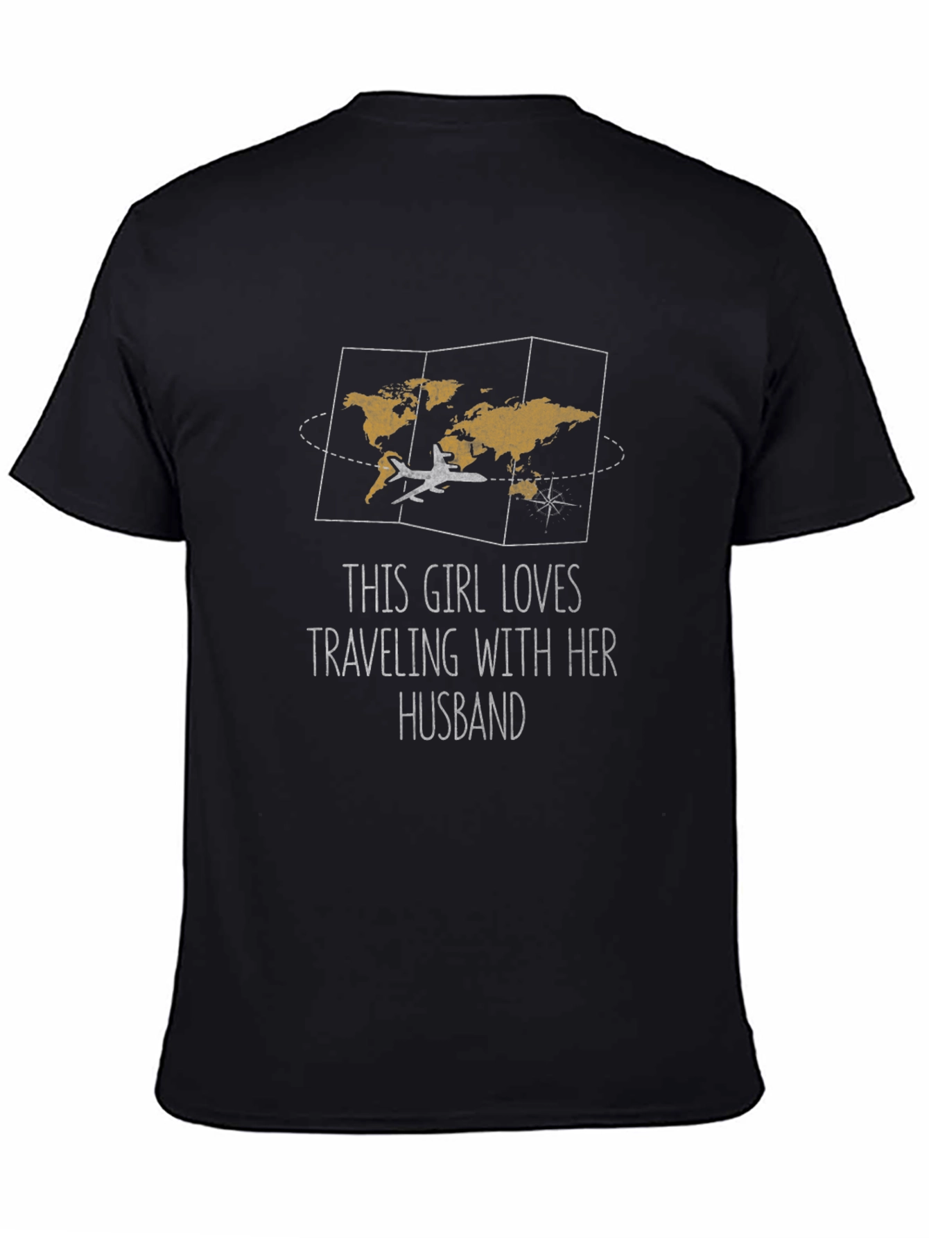 Travel Lovers Tee: Wife & Husband Adventures